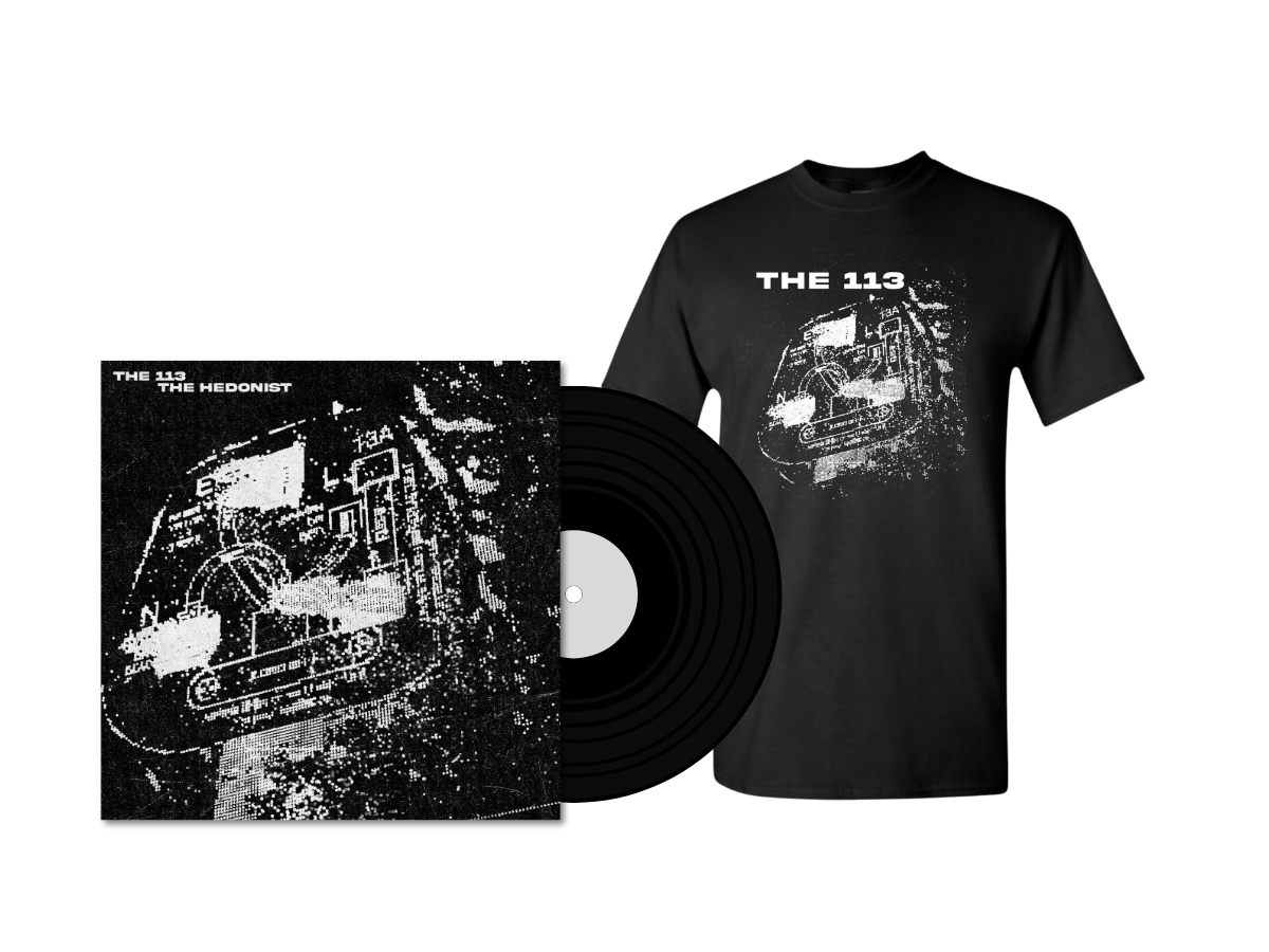 The Hedonist 12" Black Vinyl + T-shirt BUNDLE