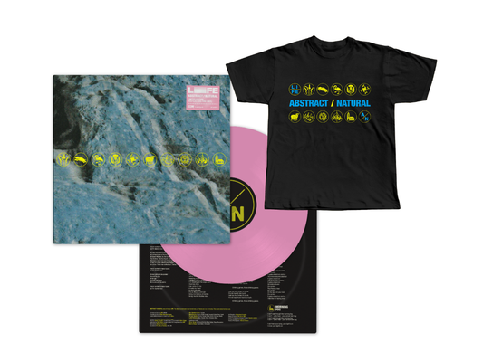 ABSTRACT / NATURAL Gatefold LP 12" Thistles Kiss Pink Vinyl with T-shirt BUNDLE