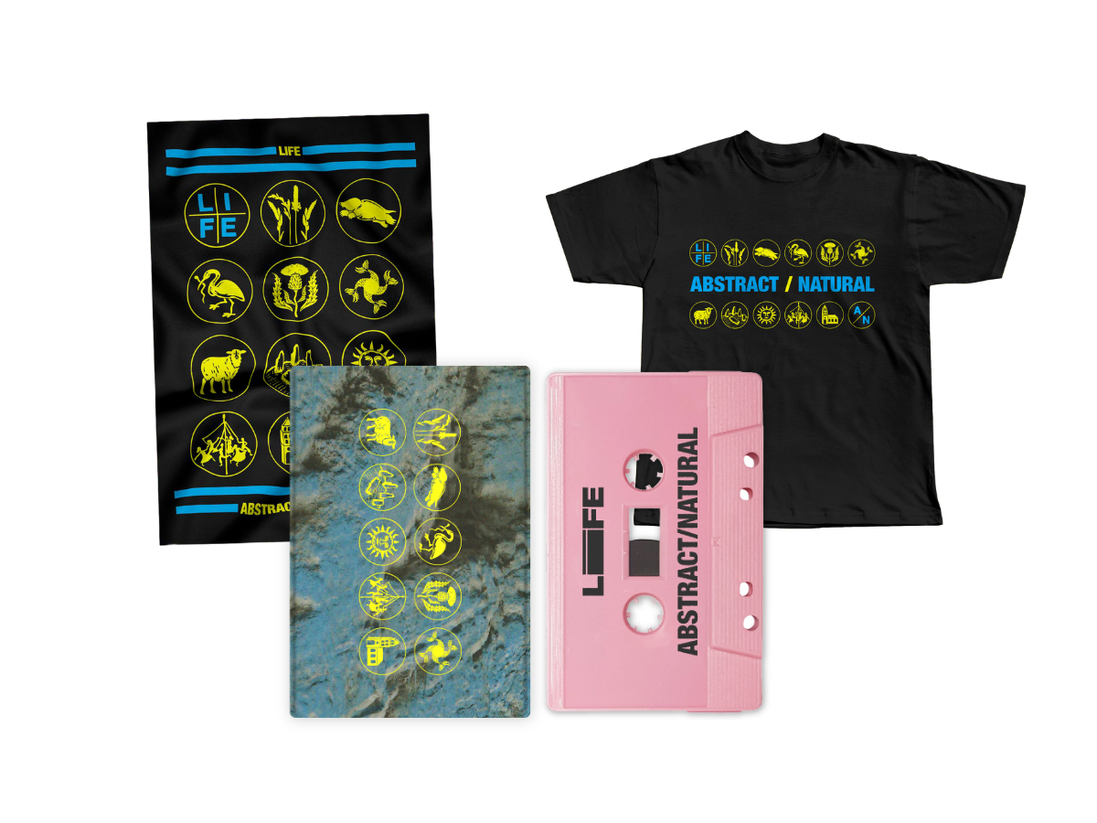 ABSTRACT / NATURAL Cassette with T-shirt & Towel BUNDLE
